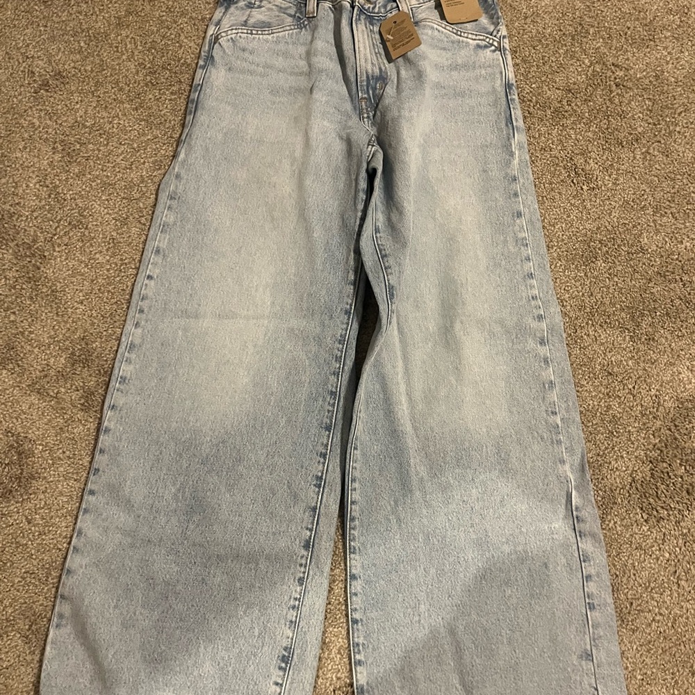 Levi's Light Blue Wide Leg Jeans